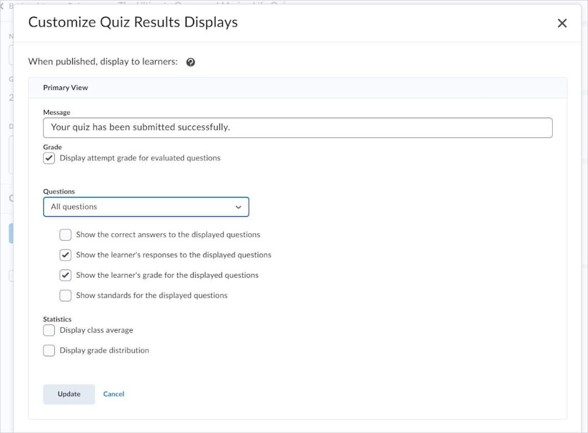 quiz results display options example.png