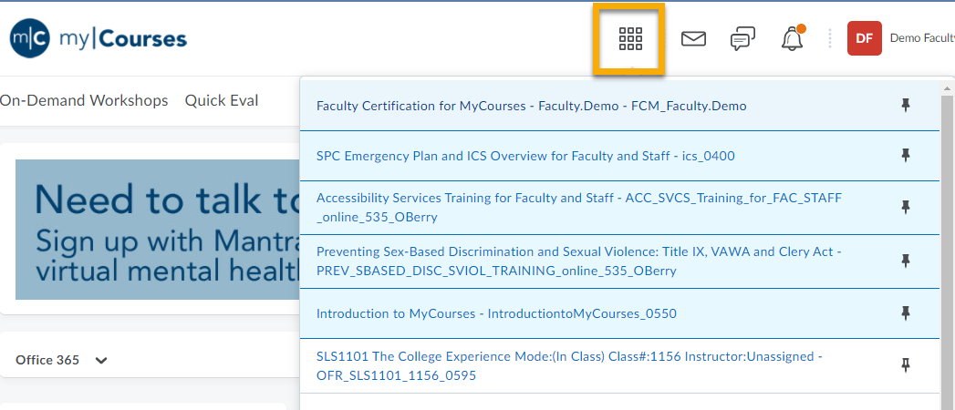my courses home page with waffle icon highlighted.png