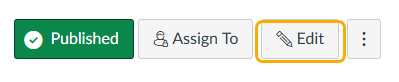select edit button with a pencil icon
