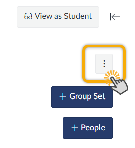 Button options in a user interface.