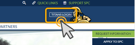 shows user Clicking on Titans Login 