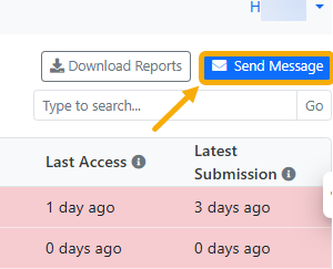 press send message button
