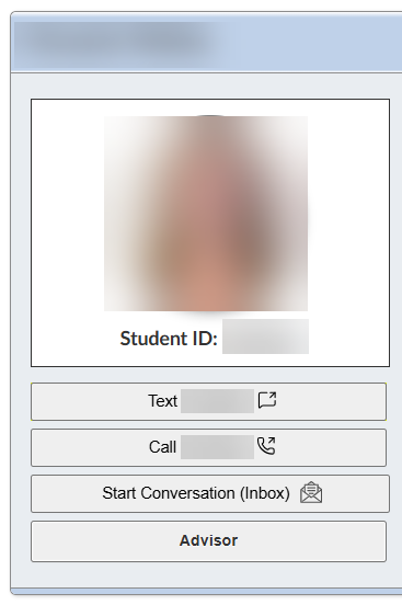 student contact info