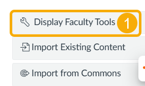 display faculty tools