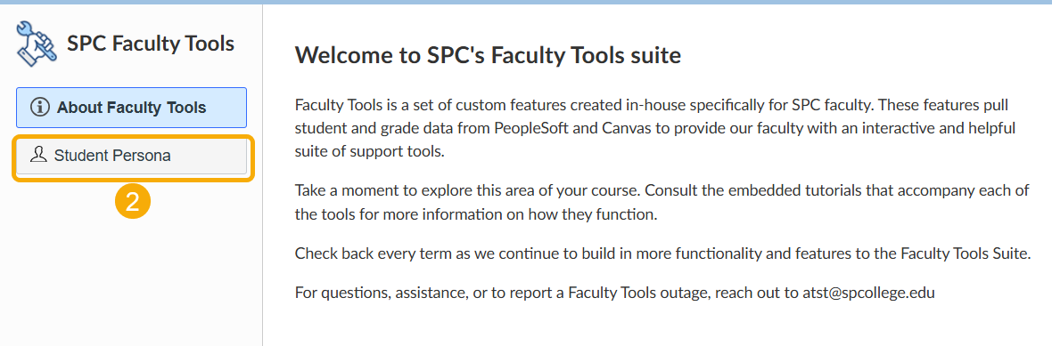 Select Student Persona