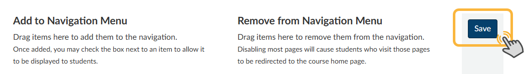Image shows user selecting Dave option in Navigation tab