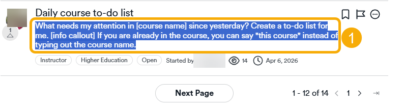 Copy the prompt from the Prompt Library (1).