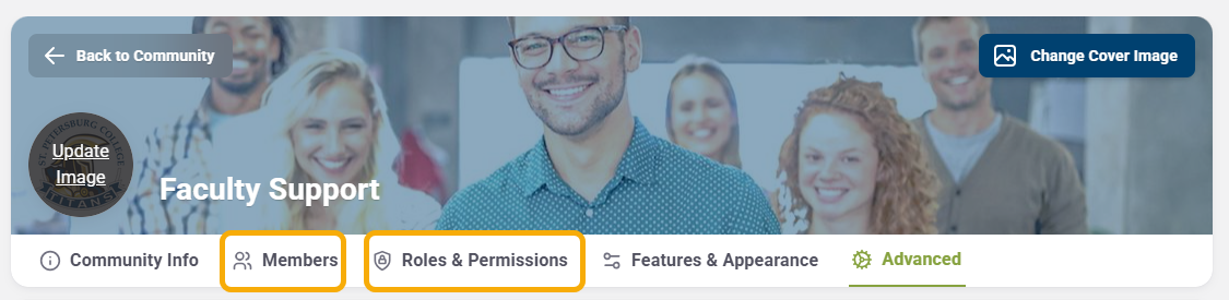 Members, roles and permissions