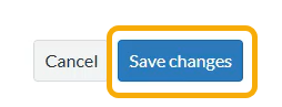save changes button